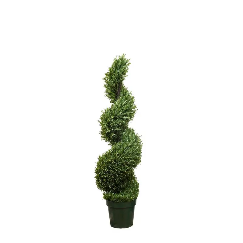 1.2-Meter Rosemary Spiral Topiary Tree – Herb-Inspired Decorative Plant 1
