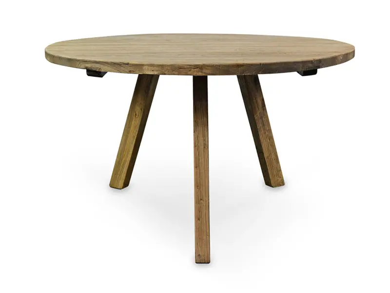 1.25M Reclaimed Round Dining Table 1