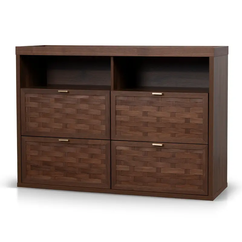 1.2M Walnut Dining Buffet Cabinet 1