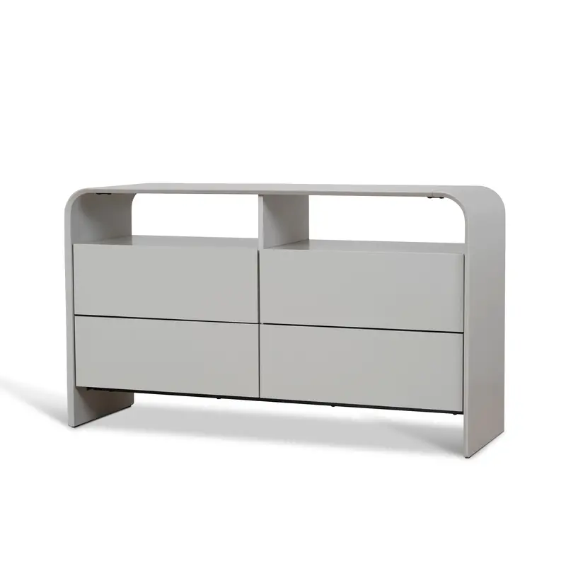 1.2M Warm Grey Buffet Cabinet 1