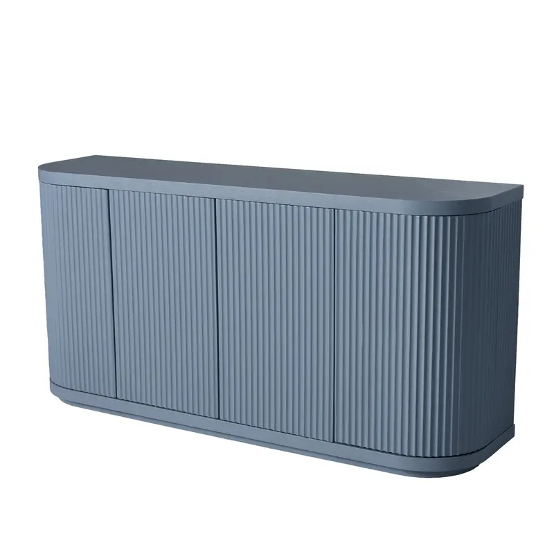 1.6M Light Blue Veneer-Top Buffet Unit 1