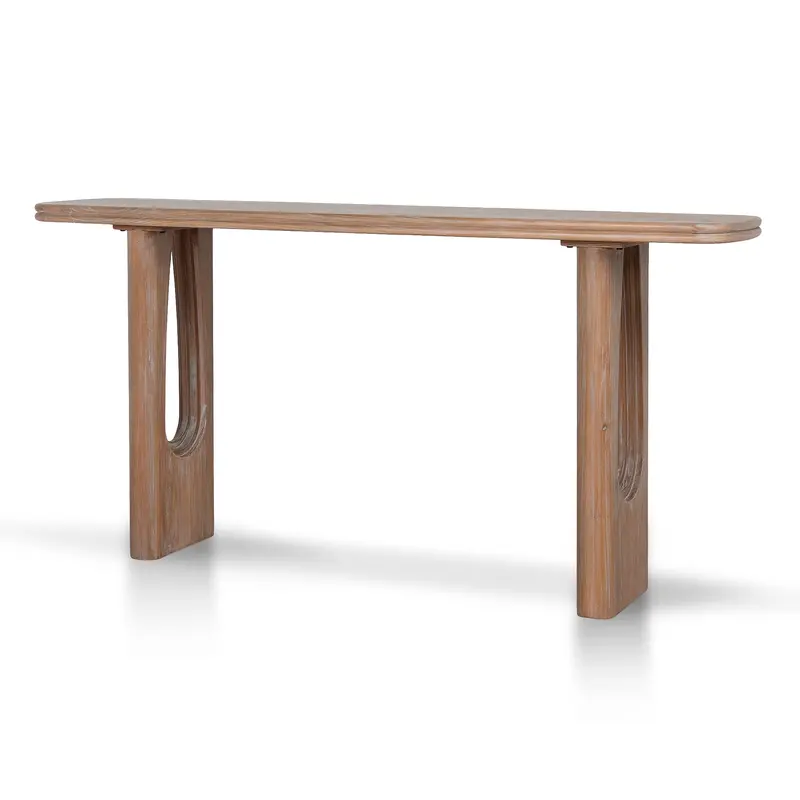 1.6M Natural Finish Console Table 1