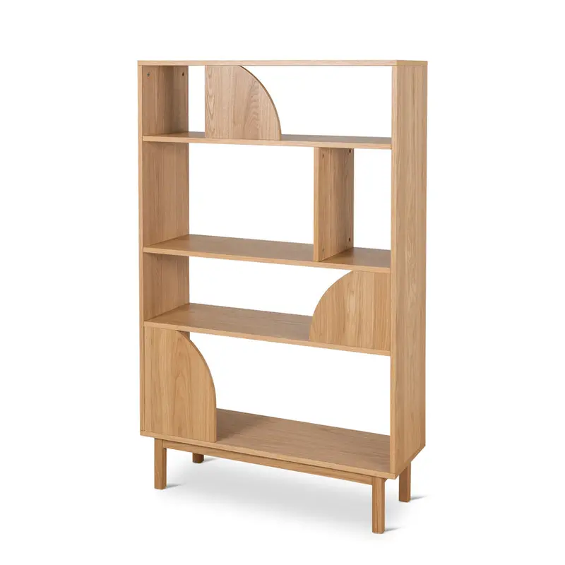1.6M Natural-Finish Tall Bookshelf 1
