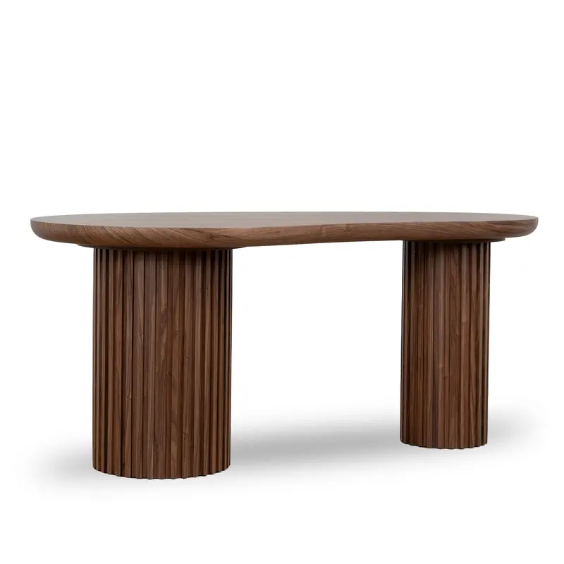 1.7-Metre Executive Office Desk In Walnut Veneer 1