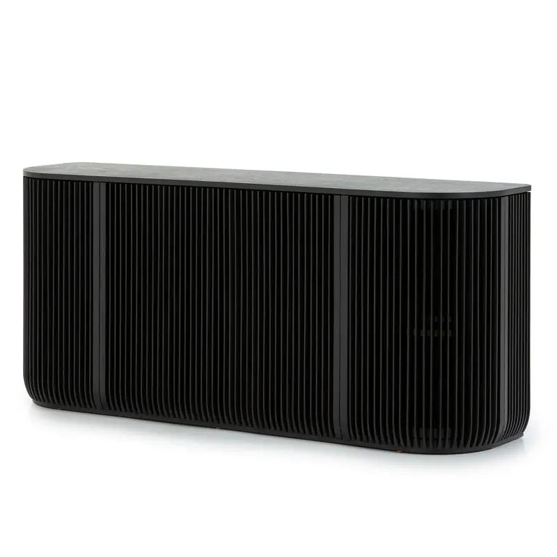 1.73M Black-Stained Sideboard Unit 1