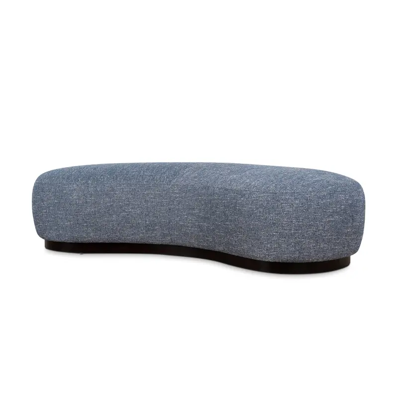 1.8-Meter Ottoman In Prussian Blue Velvet 1