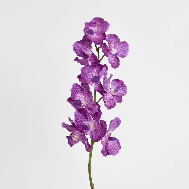 100Cm Deep Purple Lifelike Artificial Orchid Plant 1