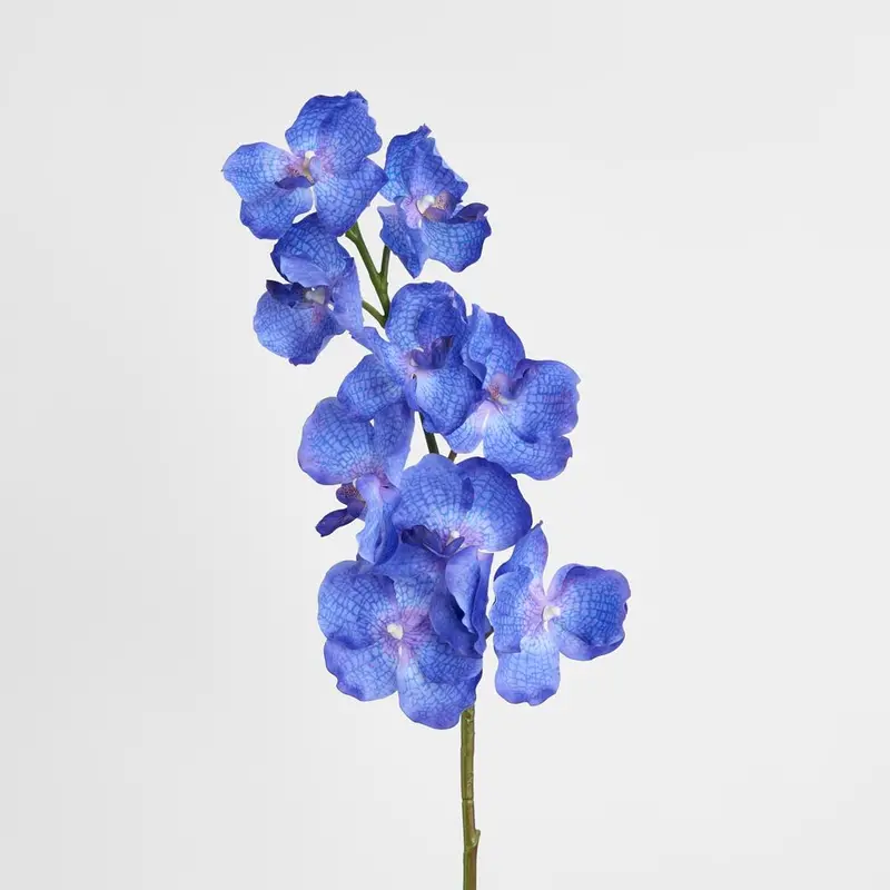 100Cm Sky Blue Lifelike Artificial Orchid Plant 1