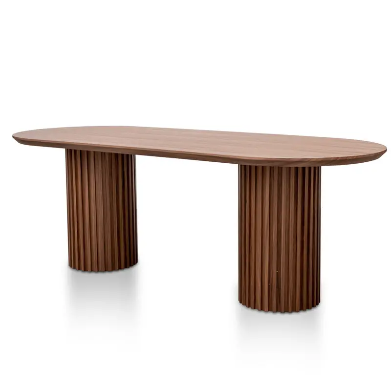 2.5M Solid Walnut Dining Table – Rectangular 1