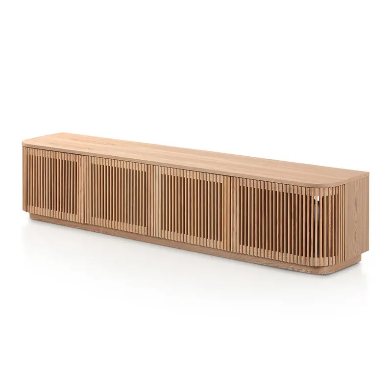 2M Natural-Finish Tv Cabinet 1
