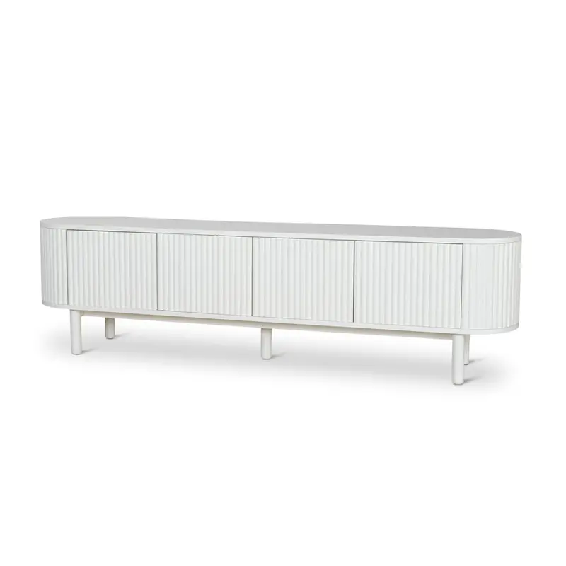 2M Tv Stand With White Oak Veneer – Contemporary Design 1