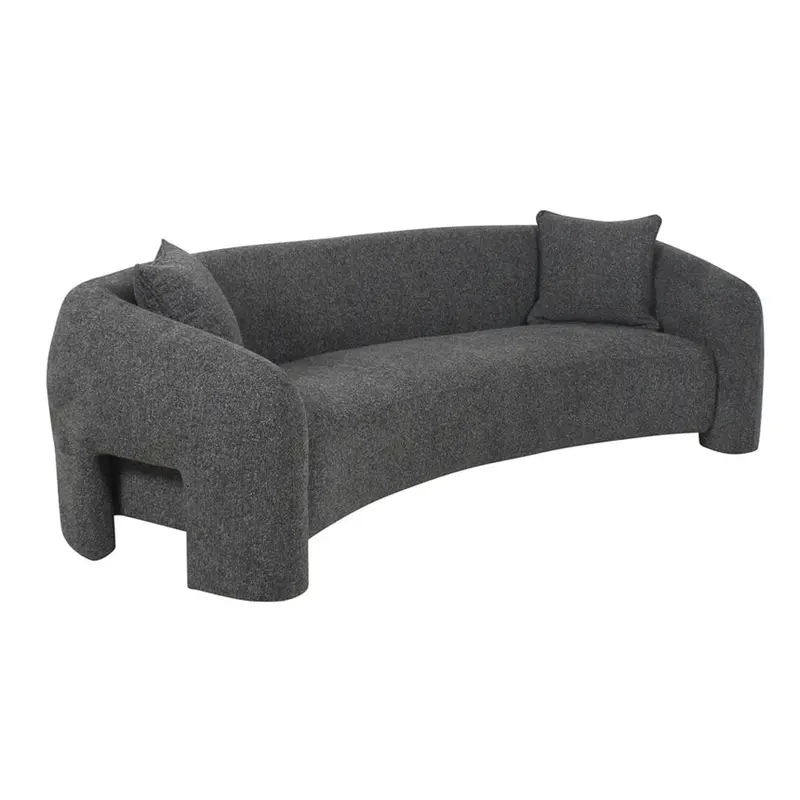 3-Seater Sofa In Coral Charcoal 1