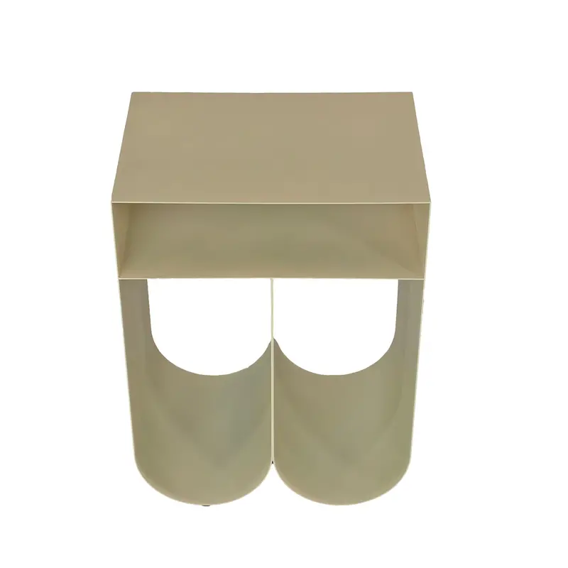 35.5Cm Ivory White Side Table – Clean, Versatile Design 1