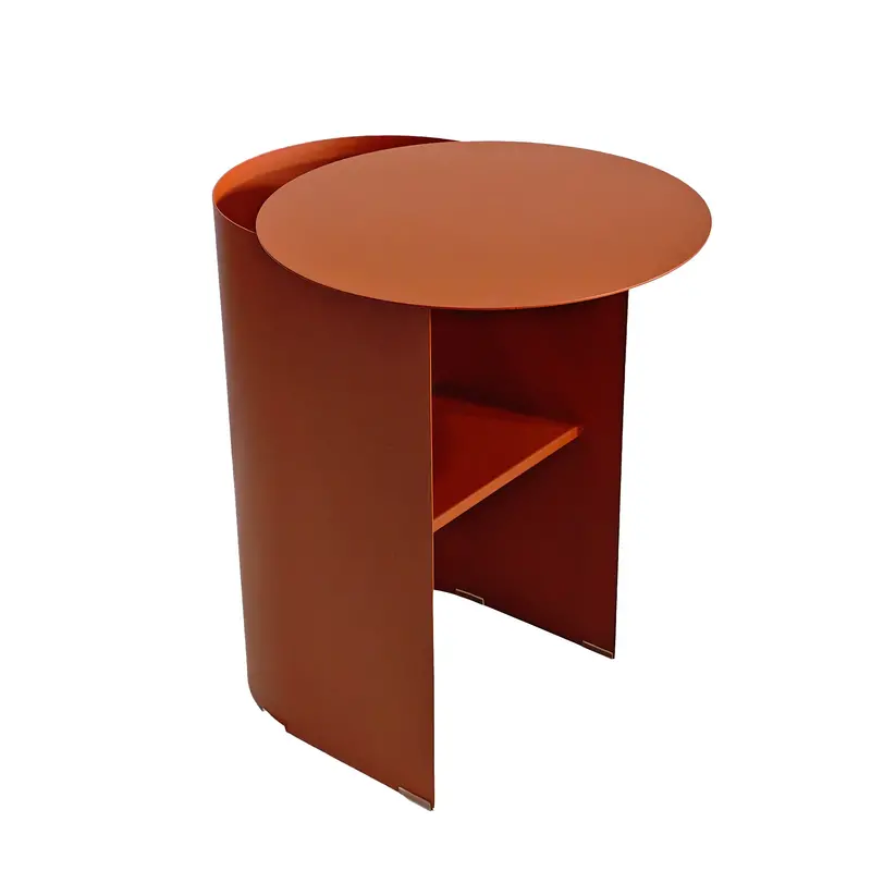 38Cm Terracotta Side Table 1