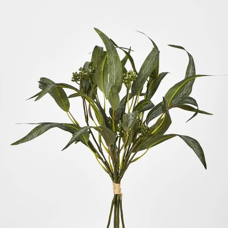 43Cm Seeded Eucalyptus Bundle – Compact Artificial Arrangement 1