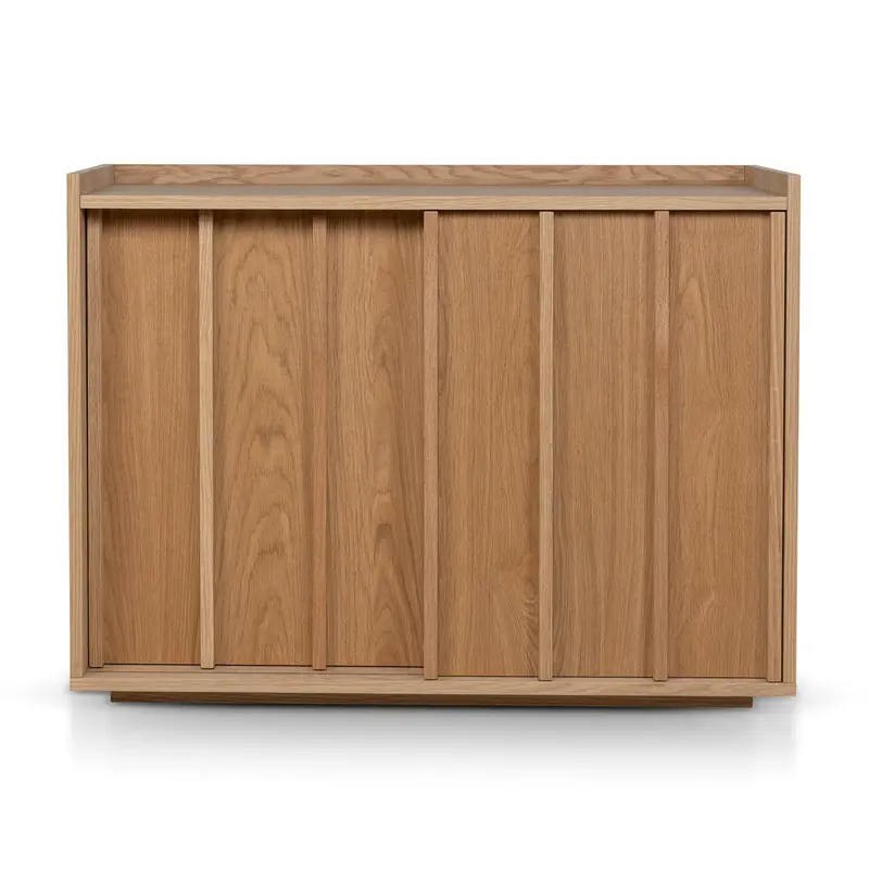 50Cm Compact Natural Wood Bedside Table 1
