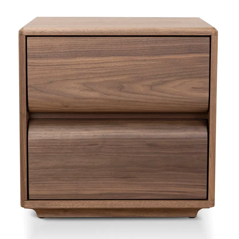 50Cm Ivory Oat Wood Bedside Table 1