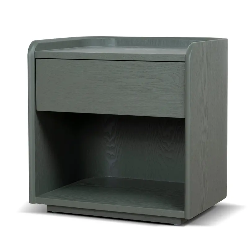 50Cm Sage Green Matte Nightstand 1