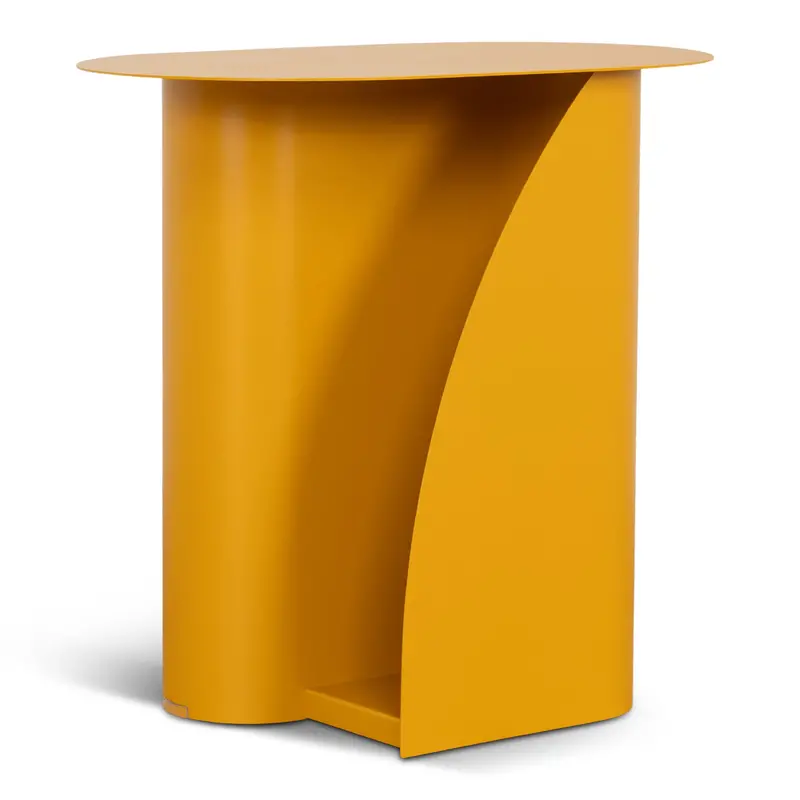 50Cm Sandy Mustard Side Table 1
