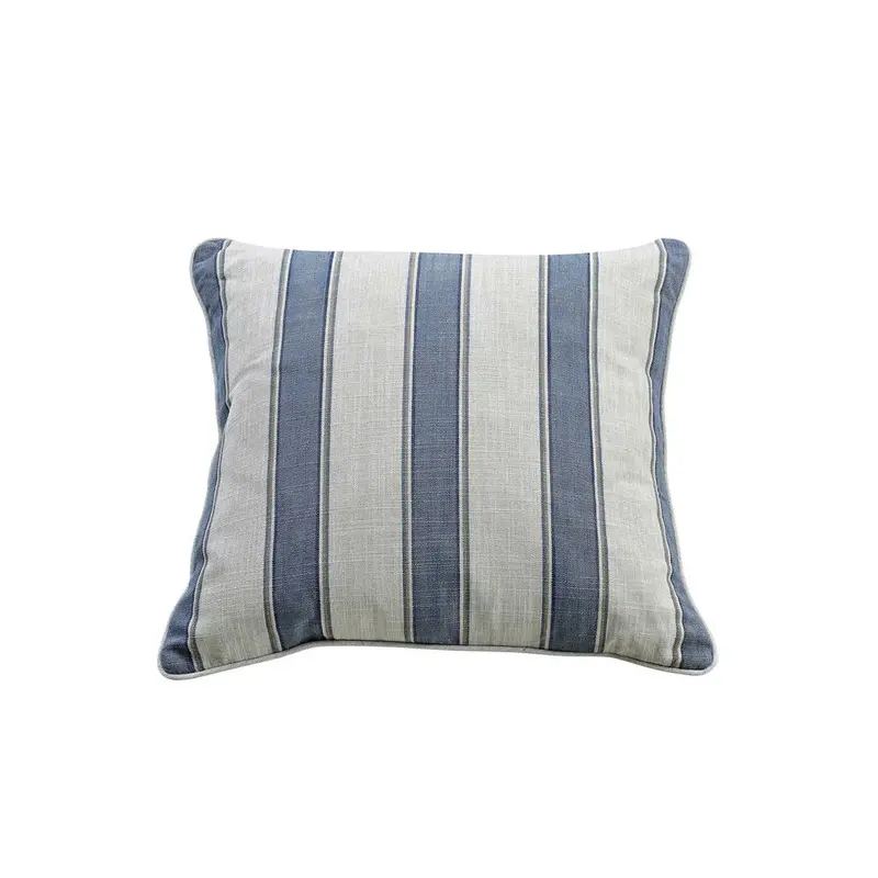 55Cm Blue Sky Striped Throw Cushion 1