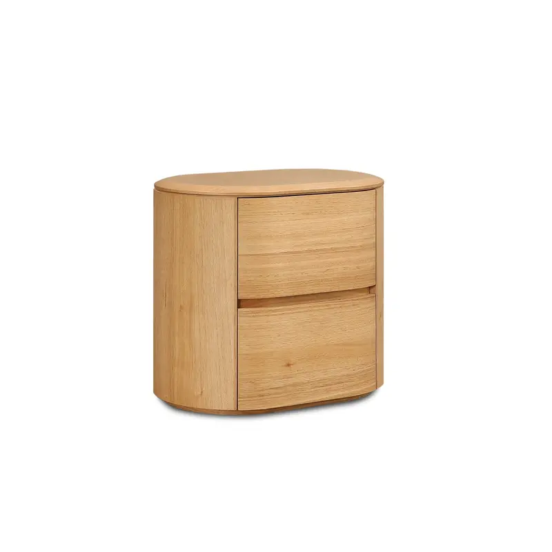 60Cm Natural Tassie Oak Bedside Table – Slightly Larger Nightstand With Refined Timber Finish 1