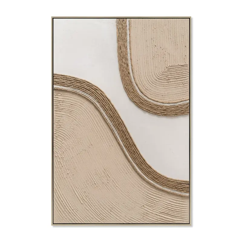 60X90Cm Organic Wood Framed Canvas Print 1