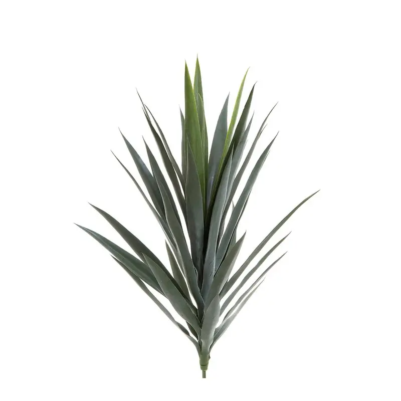 78Cm Green Yucca Head Decorative Piece 1