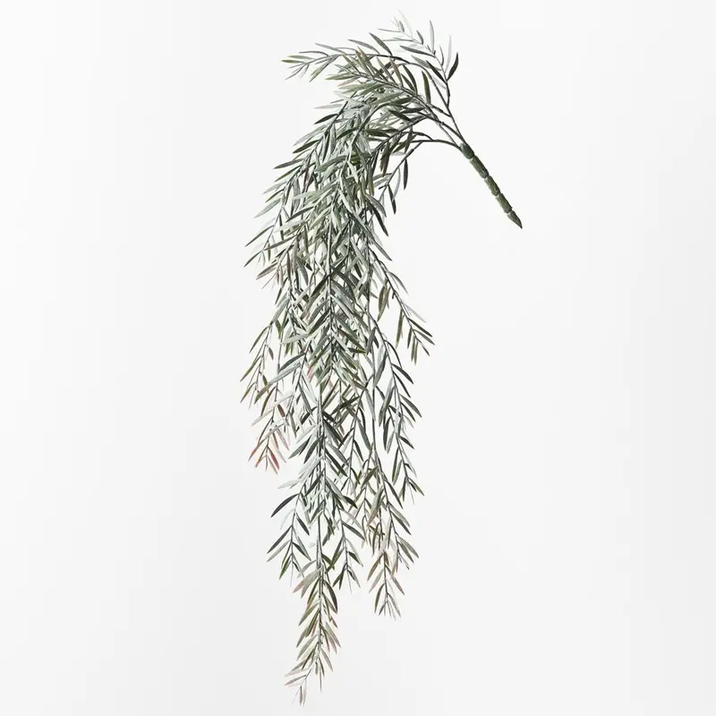 Acacia Leaf Hanging Plant – Set Of 12 Cascading Faux Stems 1