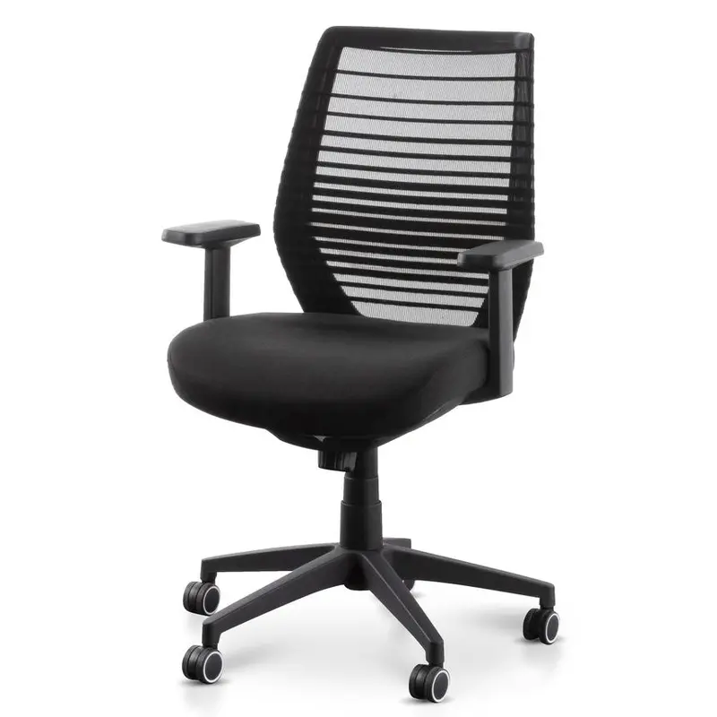 All-Black Office Chair 1