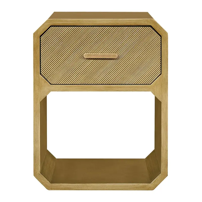 Anderson Small Antique Gold Bedside Table 1
