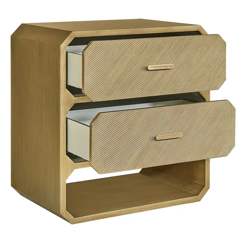 Anderson Two-Drawer Chest In Antique Gold 1