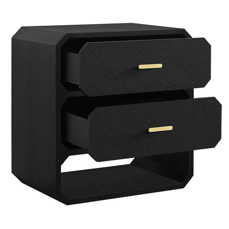 Anderson Two-Drawer Chest In Black 1