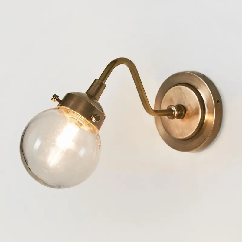 Antique Brass Beacon Outdoor Wall Lighting 1