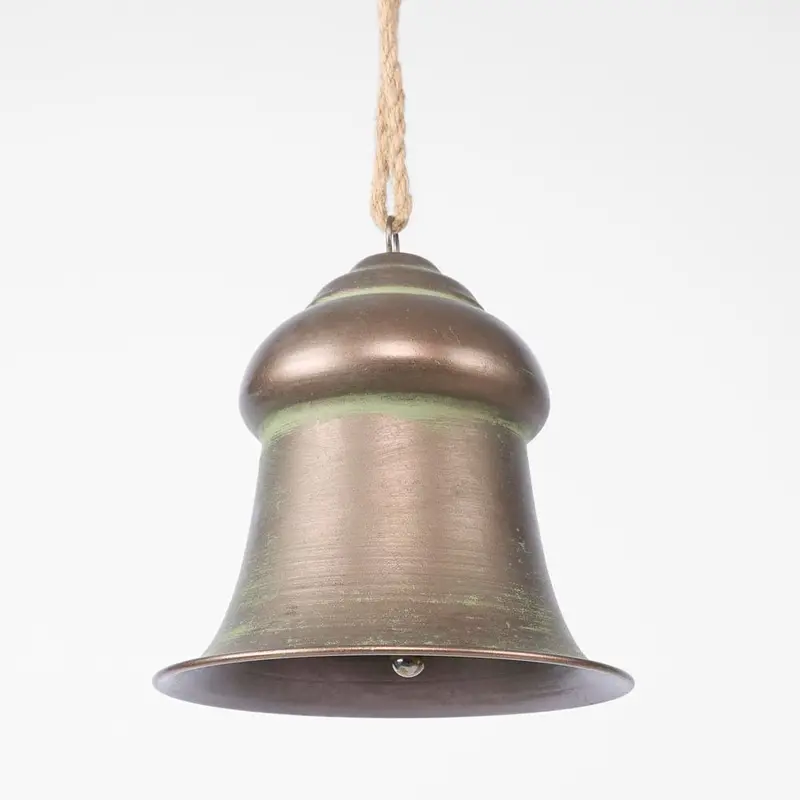 Antiqued Verdigris Bell Ornament 1