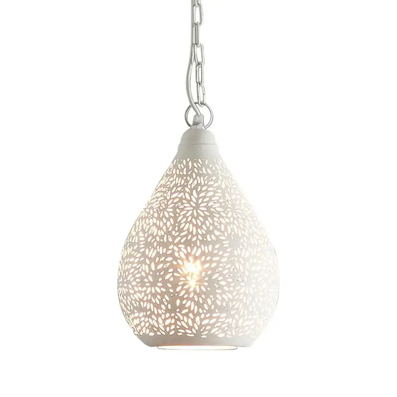Aquarius Small White Ceiling Pendant Light 1