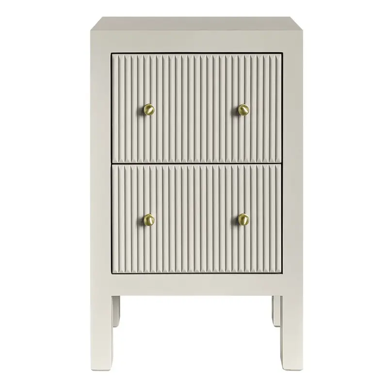 Ariana Petite Grey Nightstand 1