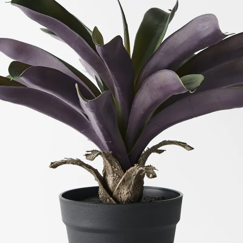 Artificial Bromeliad Plant In Decorative Pot – 4-Pack 1