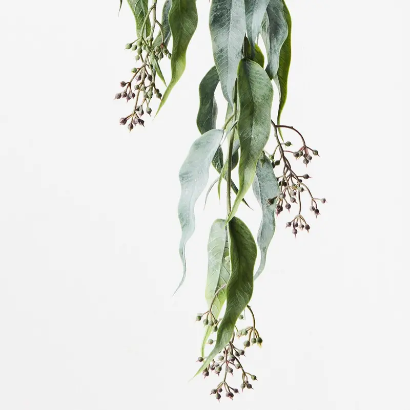 Artificial Eucalyptus Seed Hanging Bush – Set Of 6 1