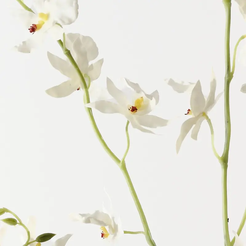 Artificial Oncidium Orchid Stems – Realistic 12-Piece Spray 1