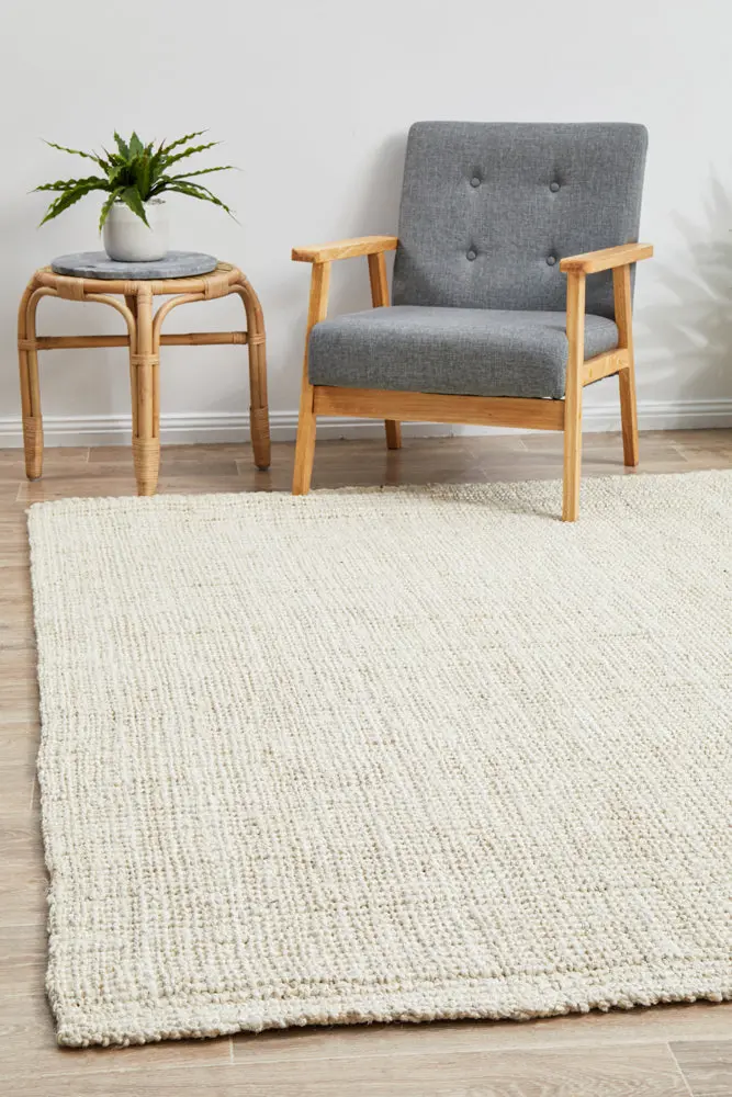 Atrium Barker Bleached Jute Rug – 320 X 230 Cm 1
