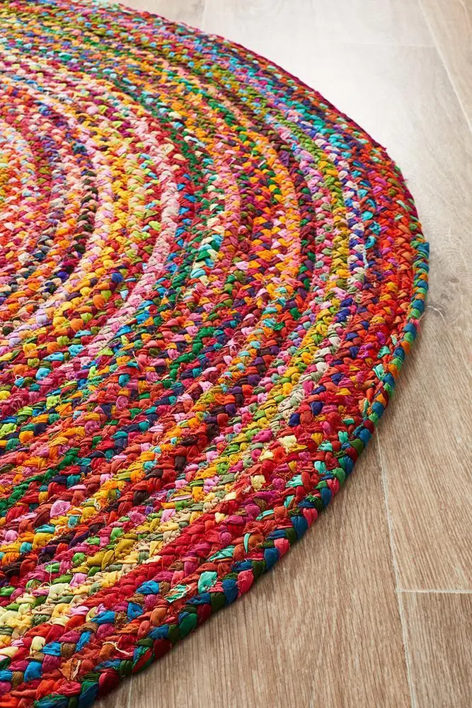 Atrium Chindi Woven Area Rug – 200 X 200 Cm 1
