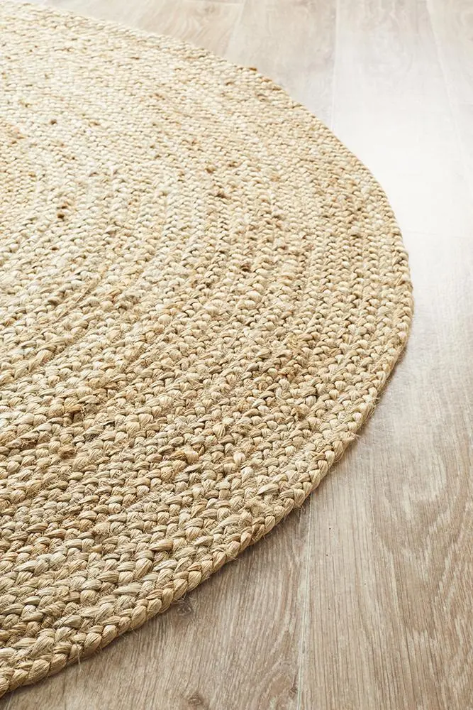 Atrium Polo Handwoven Jute Rug – 200 X 200 Cm 1