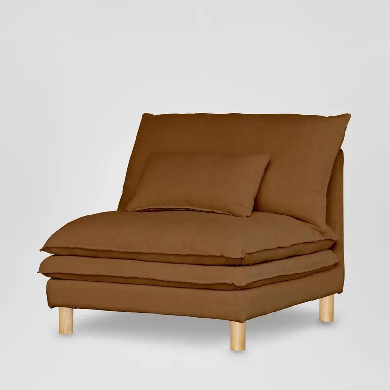 Aura Single Seat Cover In C7 Brown Sugar – Premium Stretch Fabric 1