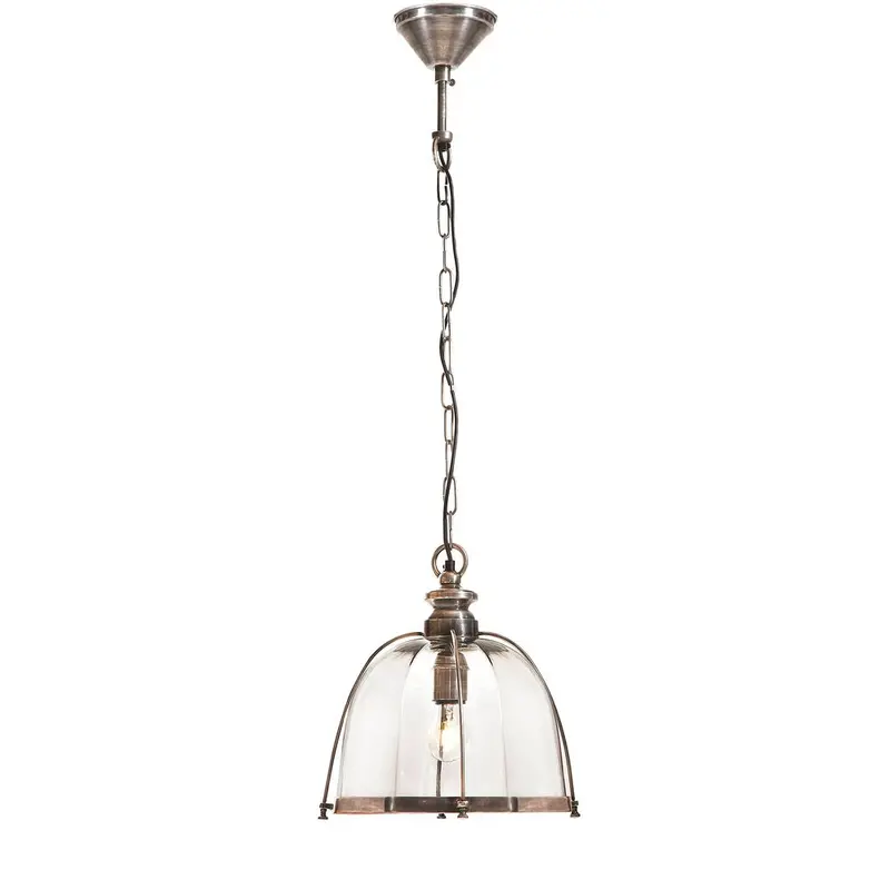 Avery Contemporary Ceiling Lamp – Antique Silver Finish 1