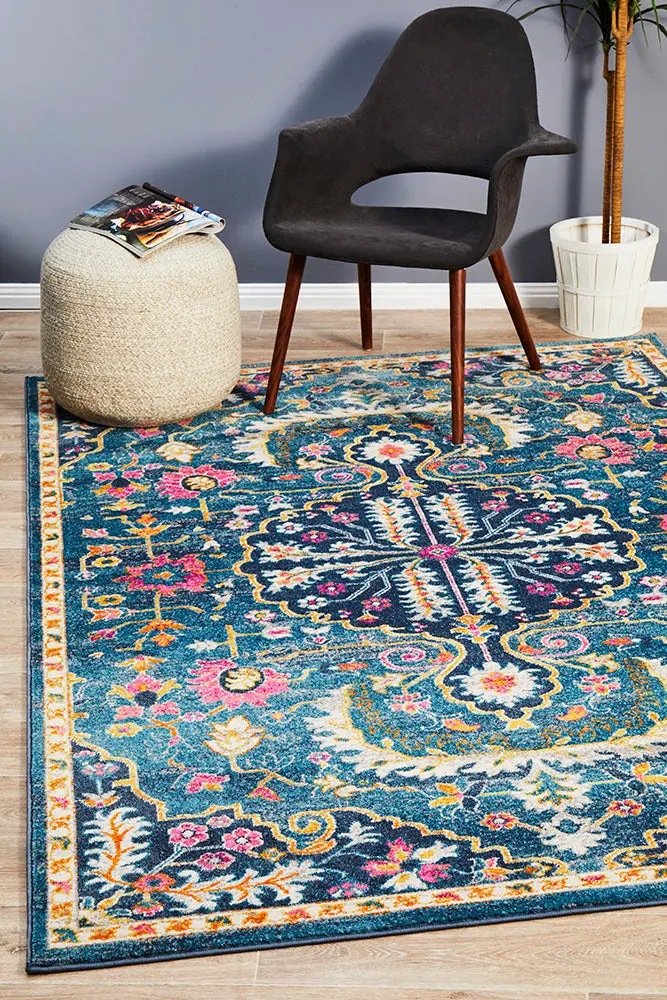 Babylon 209 Navy Large Area Rug – 400 X 300 Cm 1