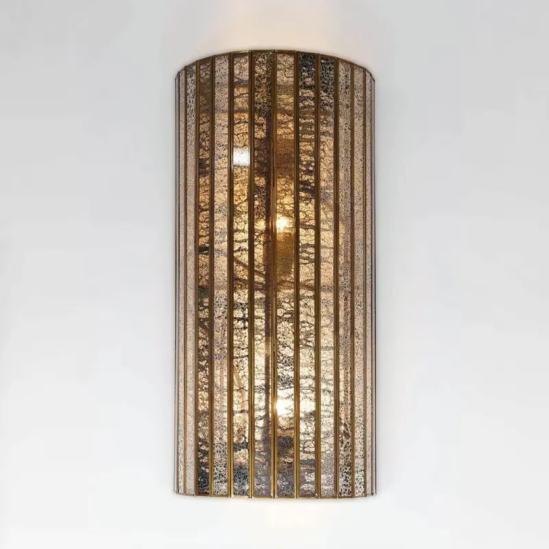 Balmain Wall Light – Warm Antique Copper Exterior Fixture 1