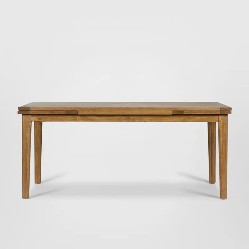Barossa Extendable Hamptons-Style Dining Table – Solid Oak Finish 1