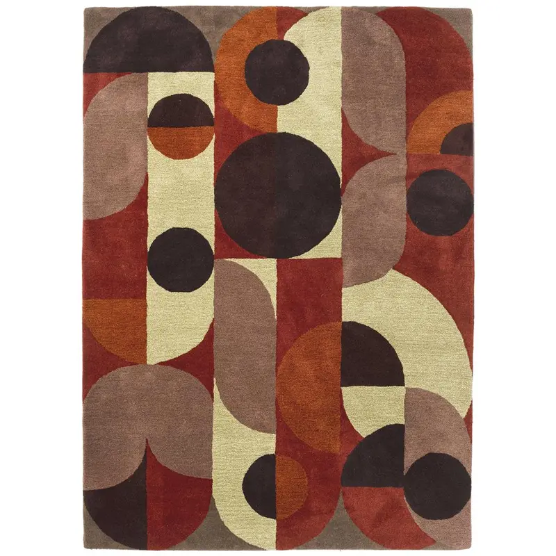 B&C Decor Cosmo Wallpaper In Red And Pale Green – Style 95203 1