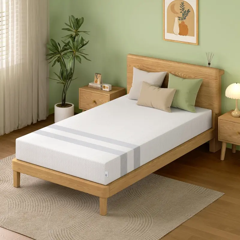 Bedstory Single Memory Foam Mattress – 25Cm Gel-Infused Cooling Foam, Medium Comfort 1