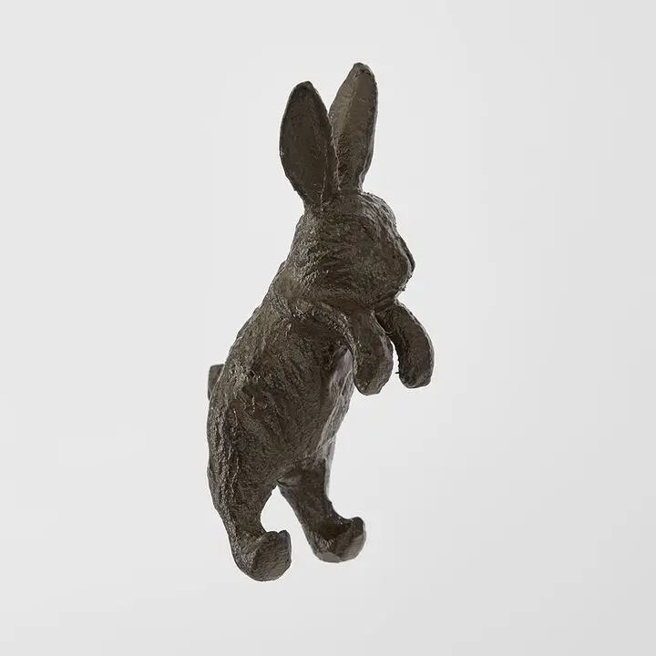 Benny Hare Cast Iron Pot Hugger – Rustic Garden Accessory 1